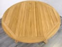 AFG Gartentisch rund aus massivem Teakholz Bild 3