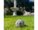 ZGM Beton Rosenkugel mit silberner Patina Gartenfigur Bild 3