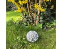 ZGM Beton Rosenkugel mit silberner Patina Gartenfigur Bild 4