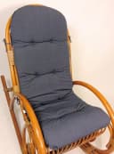 Rattani Polsterauflage Anthrazit für Rattan Schaukelstuhl Bild 2