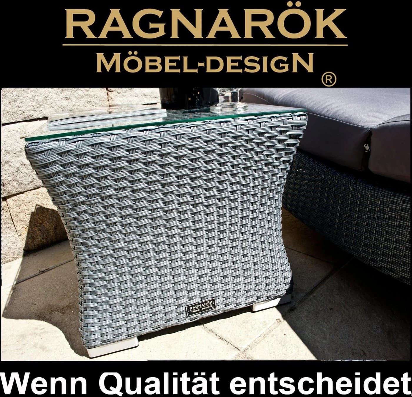Ragnarök Möbel-Design Sonnenliegen Set 3-teilig Verstellbares Kopfteil - Bild 4