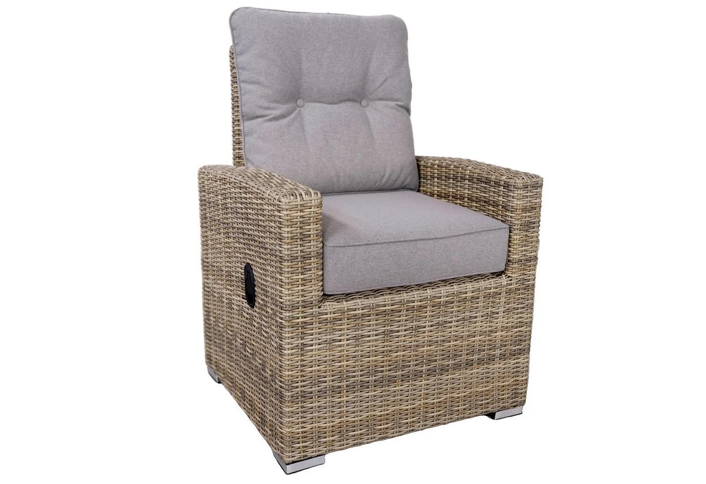 Ragnarök Möbel-Design Gartenlounge-Set DS13XL Schwarz/Grau Polyrattan - Bild 5