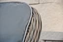 Ragnarök Garten-Essgruppe 7-tlg. Beige Polyrattan Alu Bild 5