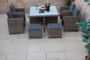 Ragnarök Möbel-Design Garten-Essgruppe Heimdall 4+4 Polyrattan Aluminium Bild 1