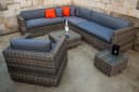 Ragnarök Möbel-Design Gartenlounge-Set Narvik Polyrattan Aluminium Bild 2