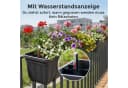 Hausfelder Blumenkasten 4er Set 60cm Anthrazit mit Wasserstandsanzeiger Bild 1