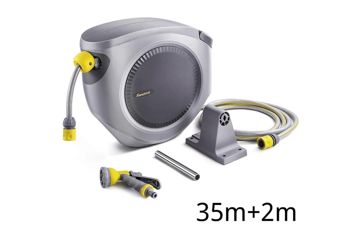 Fanztool Schlauchaufroller 35m mit Wandhalterung - Bild 2