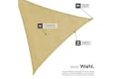 TECTAKE Sonnensegel Dreieckig Beige UV-Schutz 50+ Bild 5