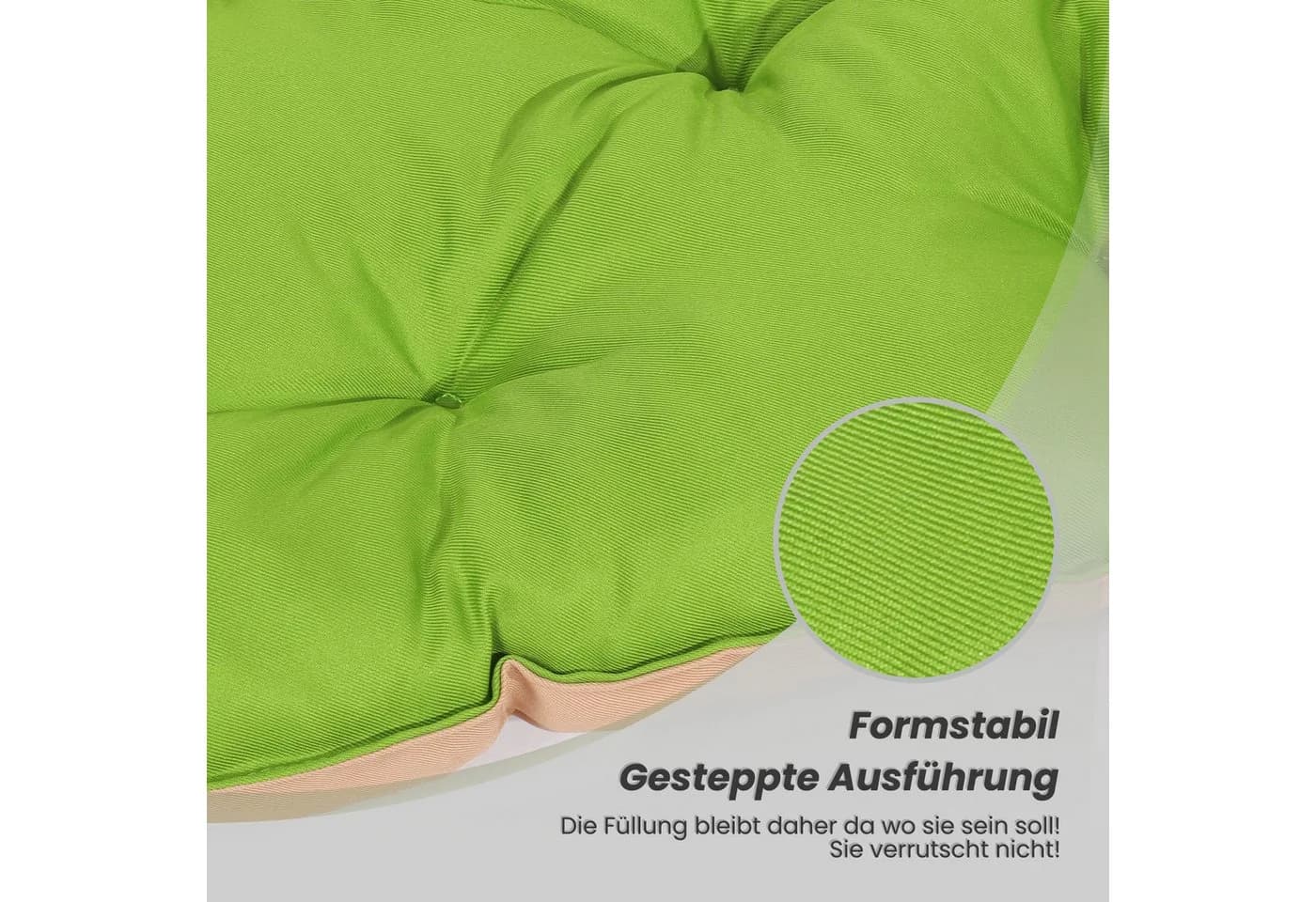 HOMECALL Dekokissen mit Rückenlehne für Gartenbank - Bild 5
