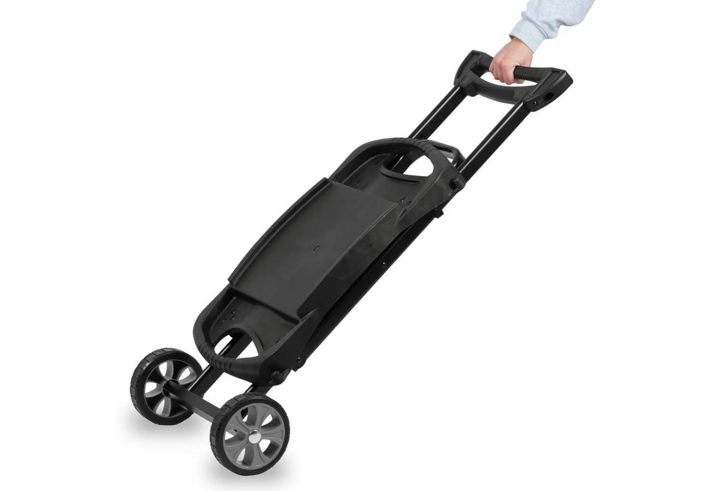BBQ-Toro Grilltisch für Gasgrill, faltbar mit Rollen, schwarz - Bild 4