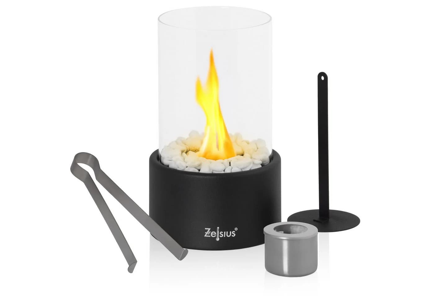 Zelsius Tischfeuer Tischkamin Ethanol Schwarz - Bild 2