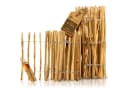 BooGardi Staketenzaun Gartenzaun Haselnuss 50cm x 5m Bild 2