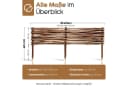 BooGardi Beeteinfassung Haselnuss 60x20 cm Bild 4