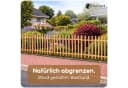 BooGardi Haselnuss-Zaun Bausatz Gartenzaun Holzzaun Bild 1