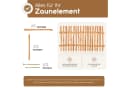 BooGardi Haselnuss-Zaun Bausatz Gartenzaun Holzzaun Bild 5