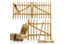 BooGardi Gartentor Staketentor Bausatz Haselnuss Holz Bild 2
