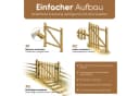 BooGardi Gartentor Staketentor Bausatz Haselnuss Holz Bild 4
