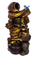 BIRENDY Zimmerbrunnen mit LED 76cm Vogel Deko Springbrunnen Bild 2