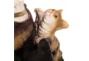BIRENDY Gartenzwerg Katze XL 41cm Polyresin Dekofigur Bild 1