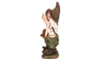 BIRENDY Gartenzwerg Dekofigur mit Hund 41cm Bild 4