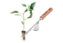 ECENCE Unkrautstecher Edelstahl mit Holzgriff Bild 2