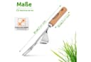 ECENCE Unkrautstecher Edelstahl mit Holzgriff Bild 5