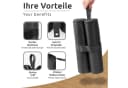 ECENCE Pavillon Sandsäcke 4er Set Schwarz 600D Oxford Bild 1
