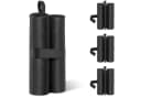 ECENCE Pavillon Sandsäcke 4er Set Schwarz 600D Oxford Bild 2