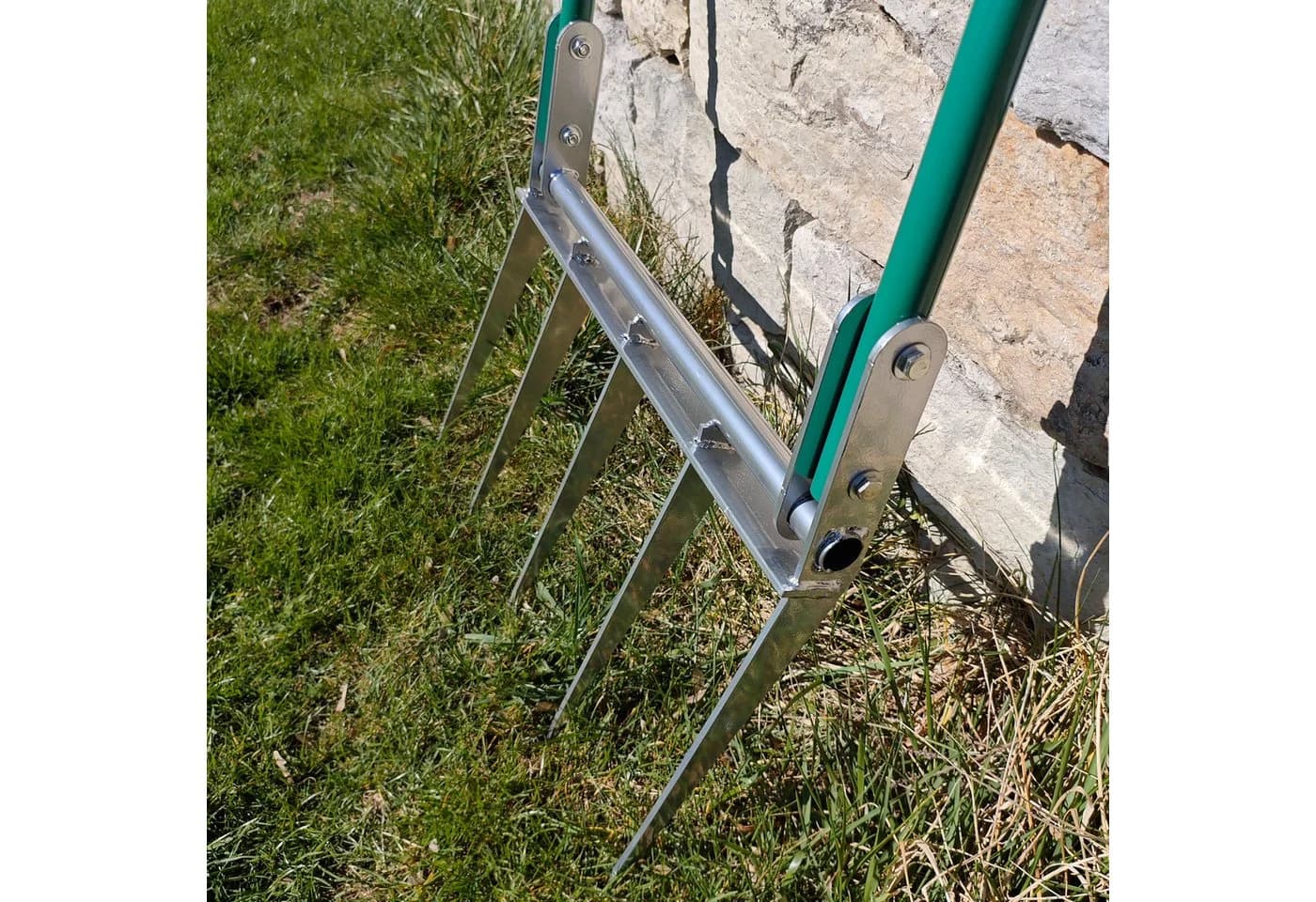 SattesGrün Profi Grabegabel Broadfork 50cm Arbeitsbreite - Bild 2