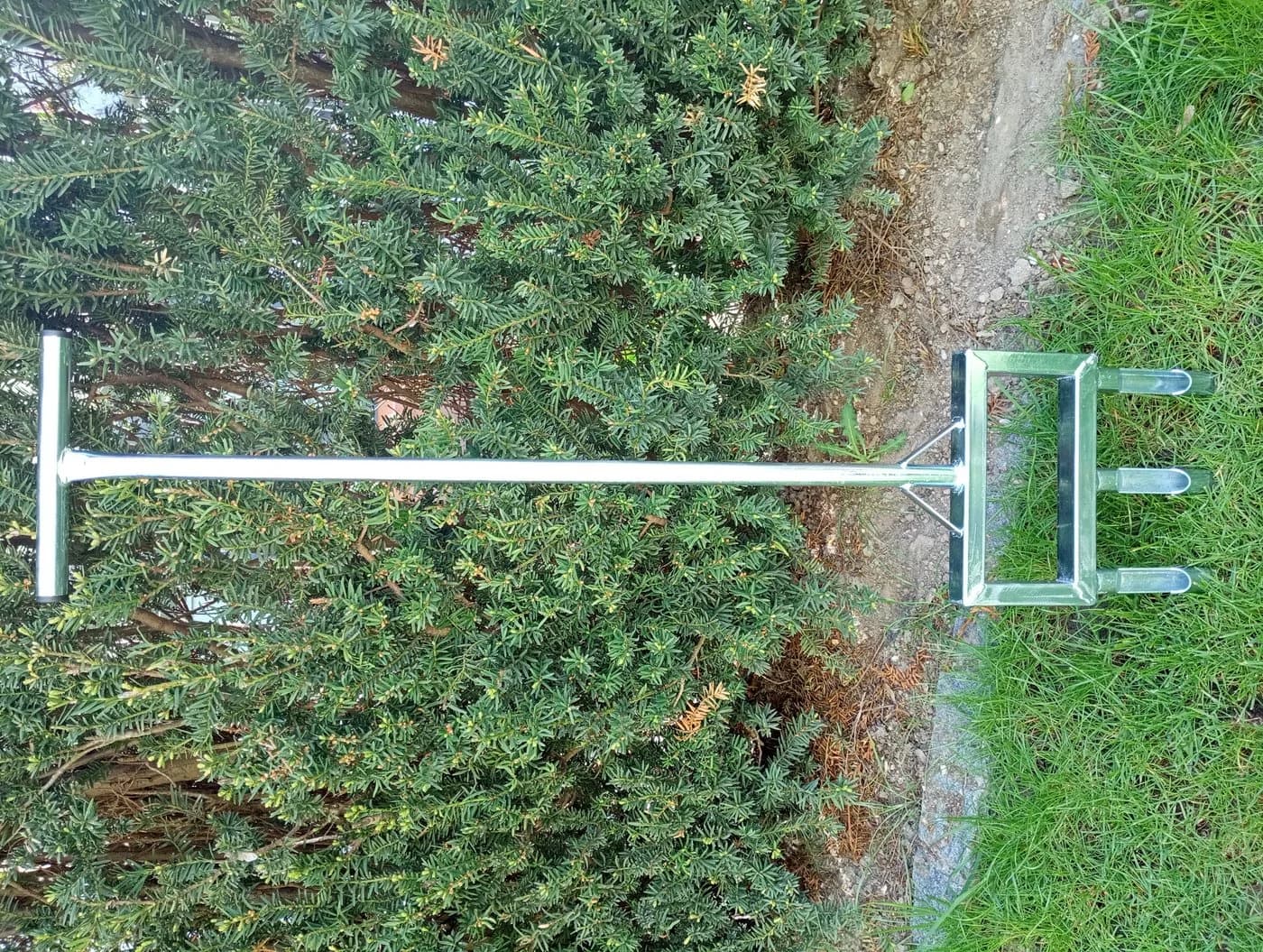 SattesGrün Vertikutierer Gartengabel Aerifizierer Rasenbelüfter - Bild 5