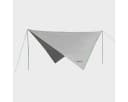 Portal Outdoor Sonnensegel Mesa grau - grün Camping Markise 350x350x220 cm Bild 3