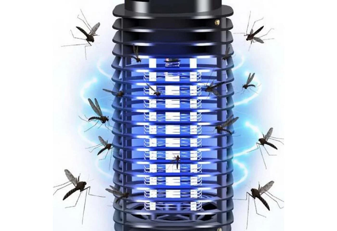 HAC24 Elektrische Insektenfalle mit UV-Licht & Schutzgitter