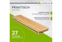 Juskys Bierzeltgarnitur Bichl 3-tlg. Klappbar Lackiertes Tannenholz Schwarz Bild 5