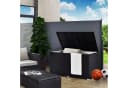 Juskys Auflagenbox Ikaria 950 L Schwarz mit Hubautomatik Bild 2