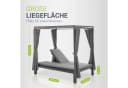 Juskys Doppel Loungebett Kreta Grau mit verstellbarer Lehne und Dach Bild 5