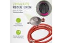 Juskys Heizstrahler Cuna 11 kW Schwarz Gas-Brenner mit Kippschutz Bild 2