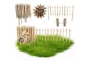 Floranica Staketenzaun Haselnuss Holz Bild 2
