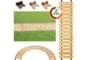 Floranica Gartenweg aus Lärchenholz Rollweg rutschfest Bild 2