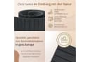 Floranica Beeteinfassung Anthrazit Flexibler Rollborder Kiefernholz Bild 1