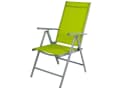 Mojawo Gartenstuhl Hochlehner Klappstuhl Aluminium Silbergrau/Lime Bild 2