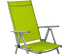 Mojawo Gartenstuhl Hochlehner Klappstuhl Aluminium Silbergrau/Lime Bild 4