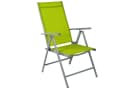 Mojawo Gartenstuhl Hochlehner Klappstuhl Aluminium Silbergrau/Lime Bild 5