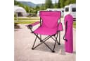 Mojawo Klappstuhl Anglersessel Pink mit Getränkehalter & Tasche Bild 1