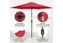 Angel Living Sonnenschirm Rot UV-Schutz 50+ Polyester Bild 5