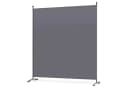 Angel Living Raumteiler Paravent Sichtschutz Stahl Polyester Grau/Weiß Bild 2