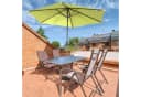 Angel Living Sonnenschirm 2,7 m Ampel mit Kurbel & UV-Schutz Bild 3