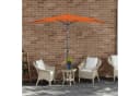 Angel Living Halbrund Sonnenschirm 2,7m mit Kurbel & Neigung Bild 4