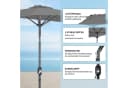 Angel Living Halbrund Sonnenschirm 2,7m mit Kurbel und Neigung Bild 5