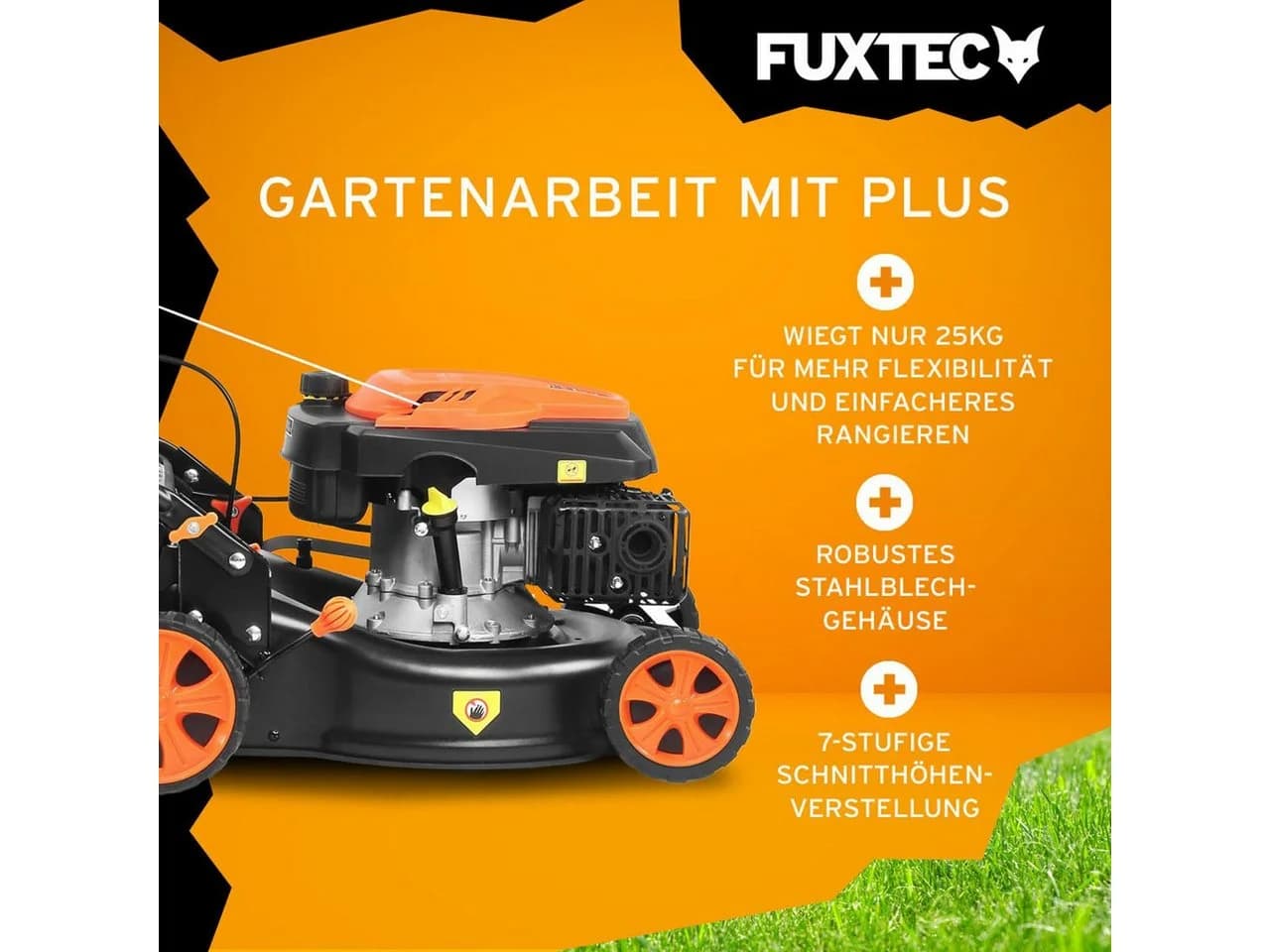 FUXTEC Benzinrasenmäher FX-RM4346ECO 42 cm Schnittbreite 3 PS 146 ccm - Bild 3