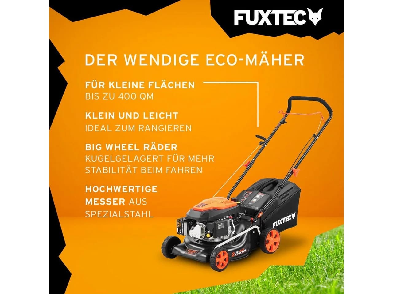 FUXTEC Benzinrasenmäher FX-RM4346ECO 42 cm Schnittbreite 3 PS 146 ccm - Bild 4